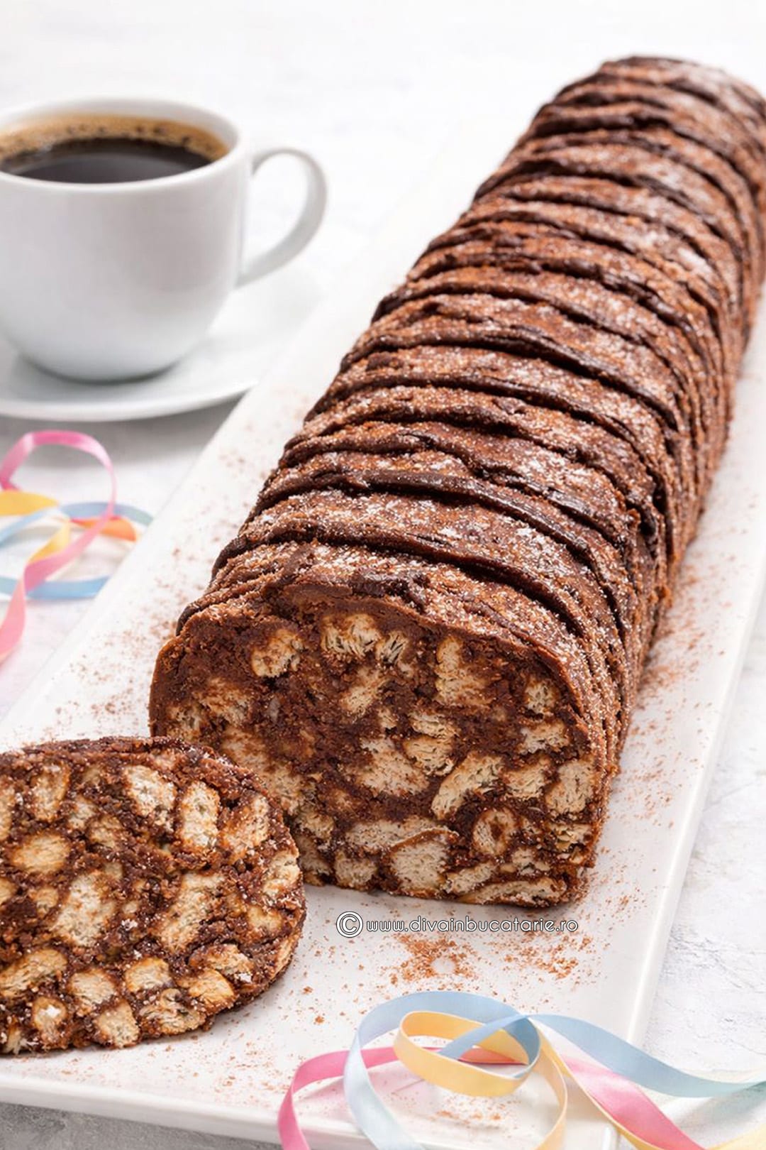 salam de biscuiti cu ciocolata reteta divainbucatarie A