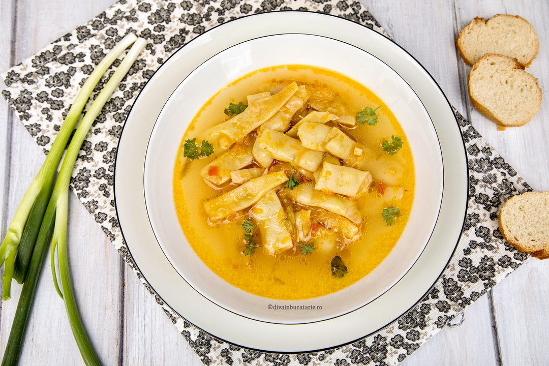 Ciorba de fasole pastai - reteta de post B