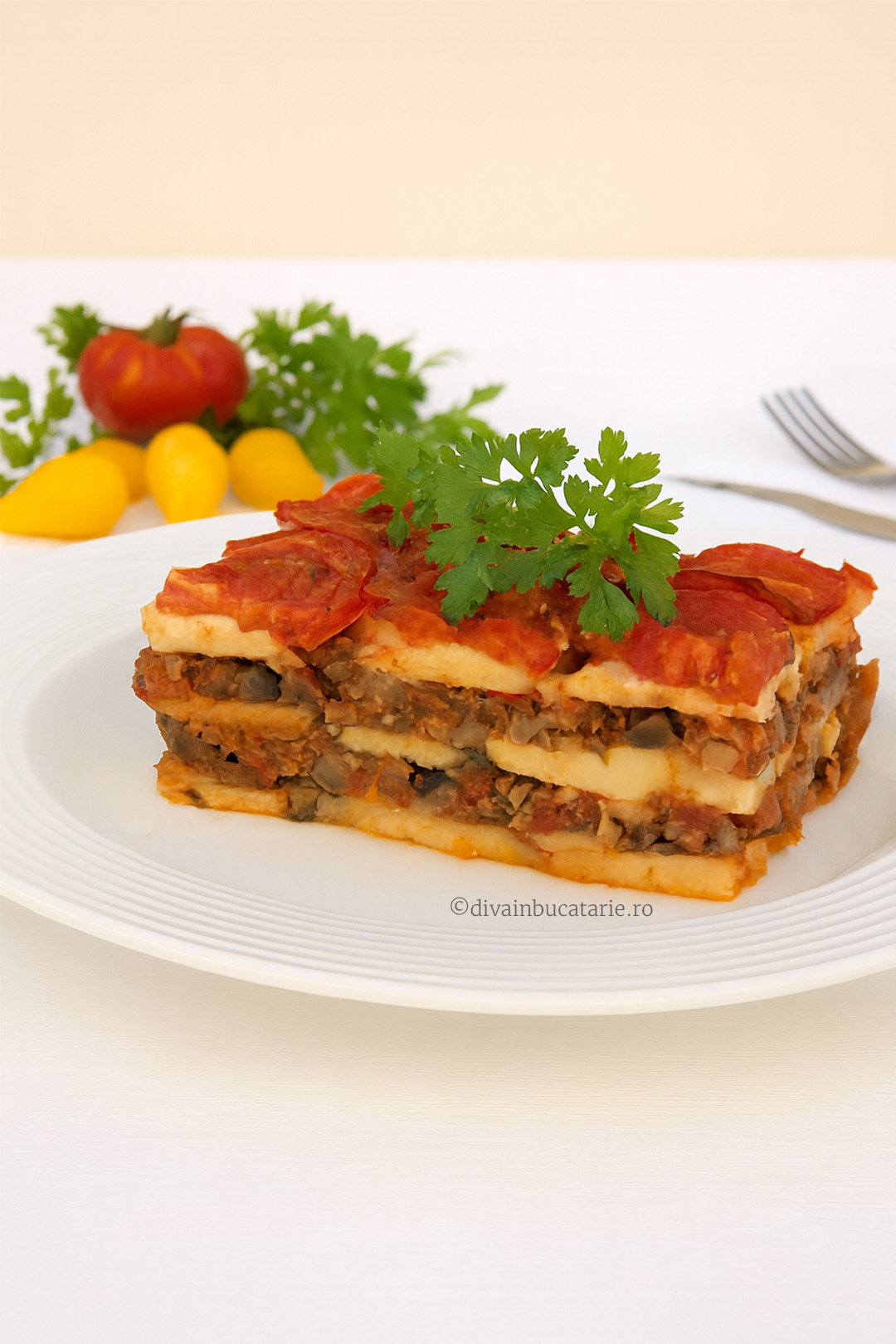 musaca de post cu cartofi si vinete Reteta diva in bucatarie A