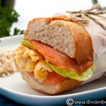 SANDVIS CU SOMON AFUMAT SI OMLETA - THE BEST SANDWICH !!!