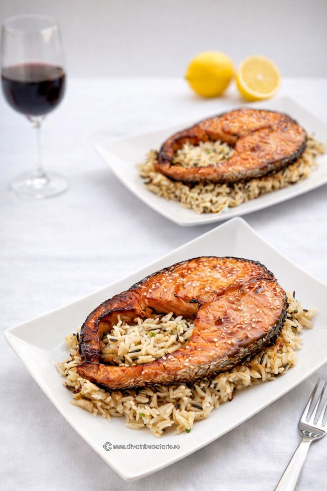 somon cu sos din marinata A diva in bucatarie