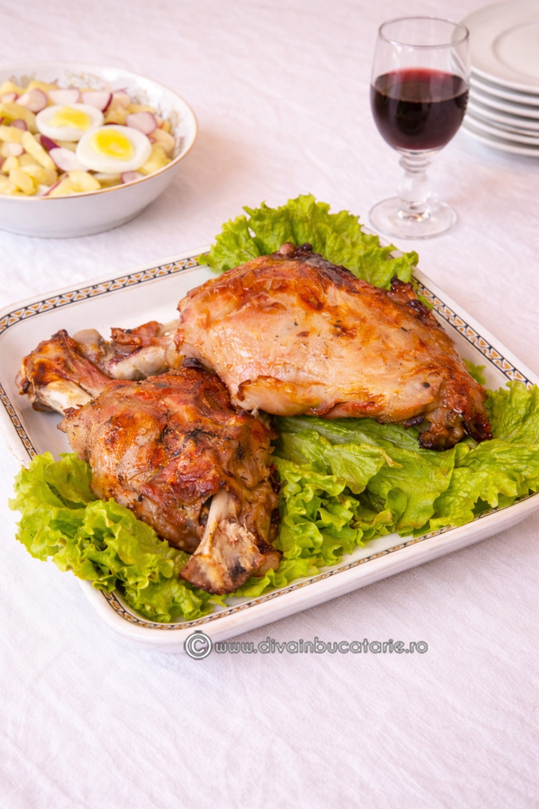 Friptura de ied la cuptor A