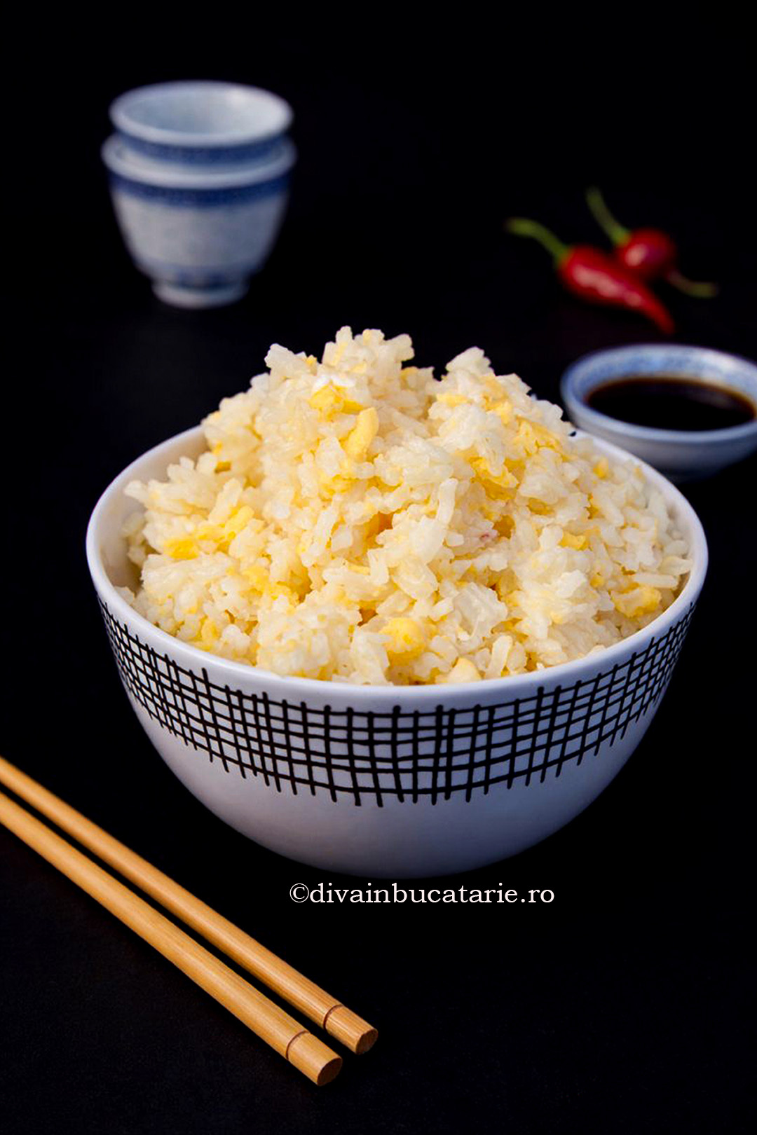 Orez prajit cu ou reteta diva in bucatarie A