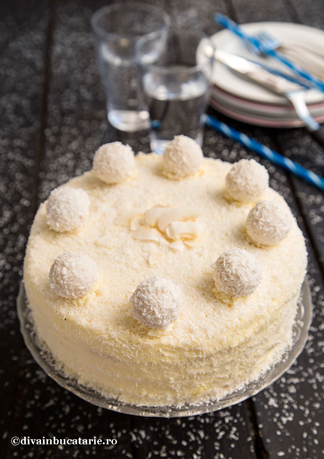 tort-raffaello - Diva in Bucatarie