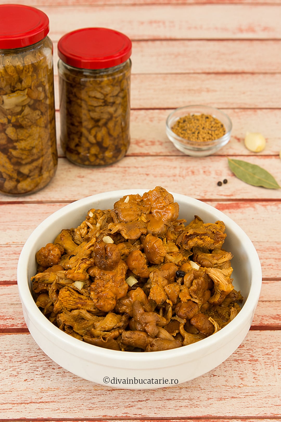 Ciuperci marinate pentru iarna A
