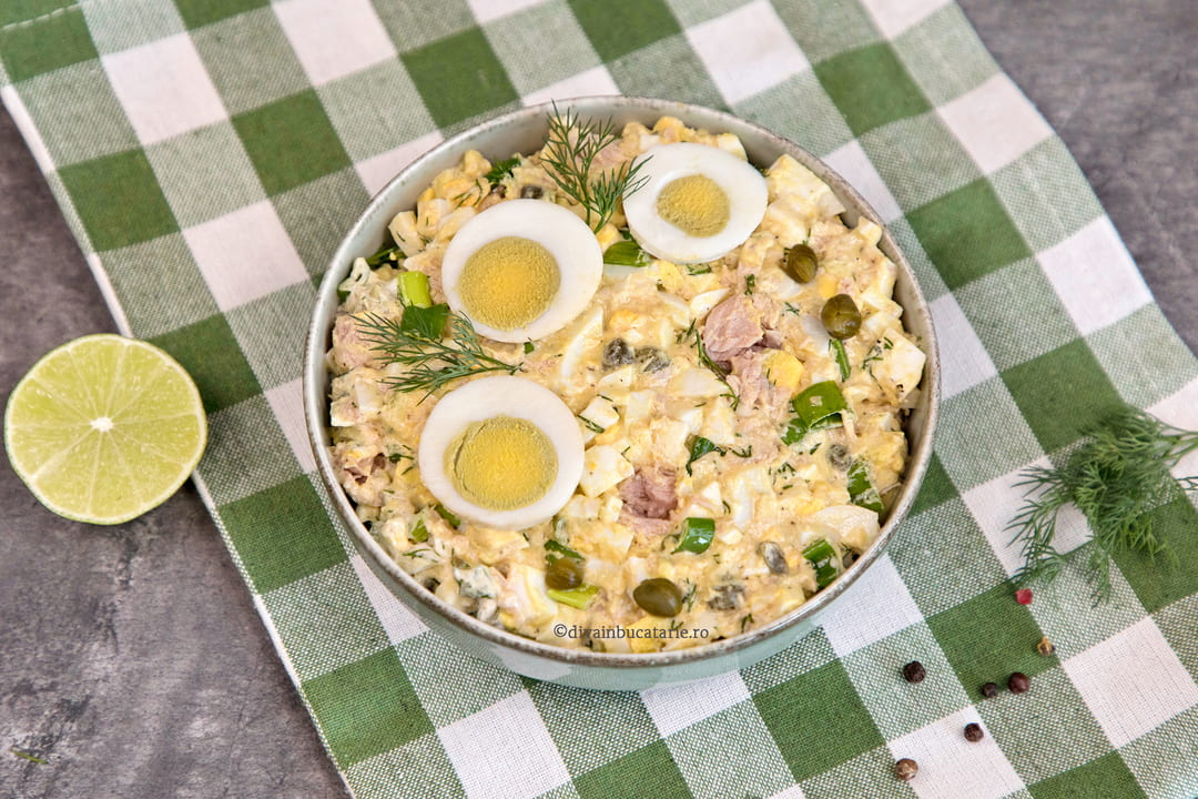 salata de oua cu ton B