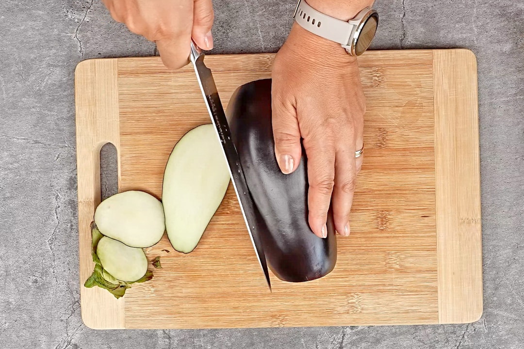 Vinete alla parmigiana sau vinete cu parmezan la cuptor 1