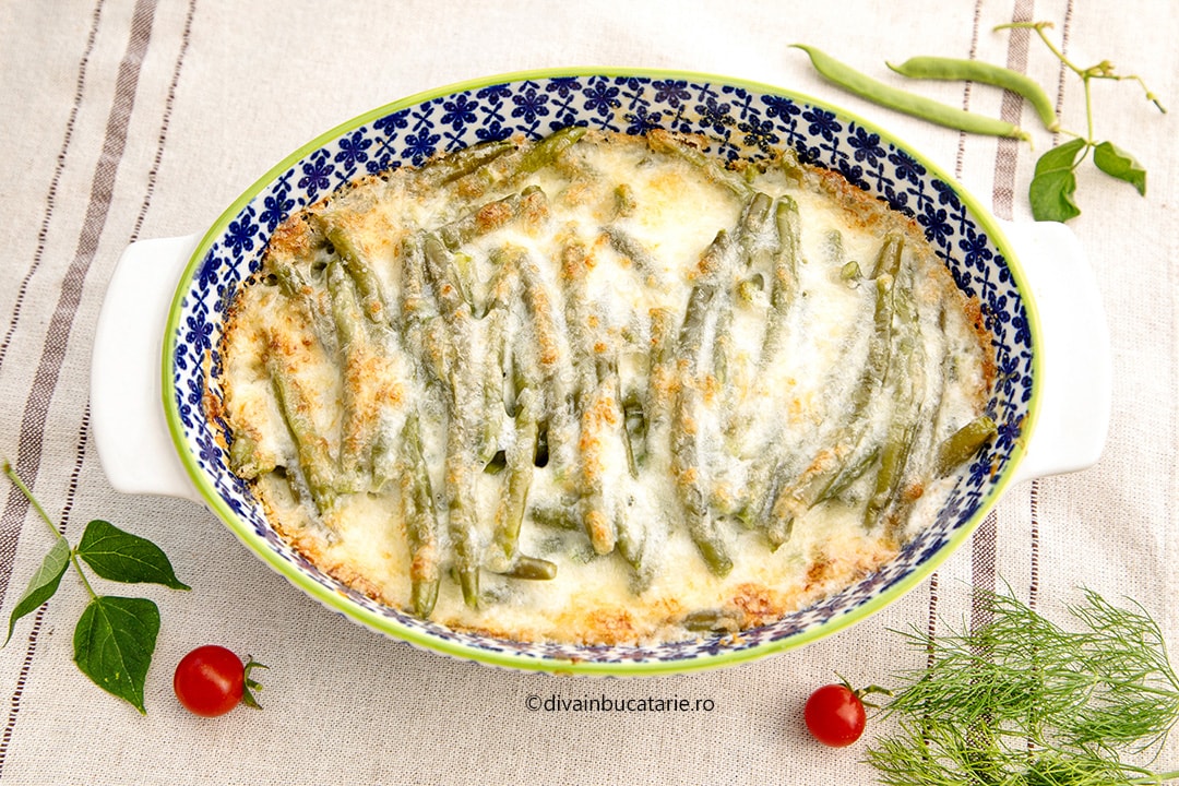 Fasole verde gratinata B