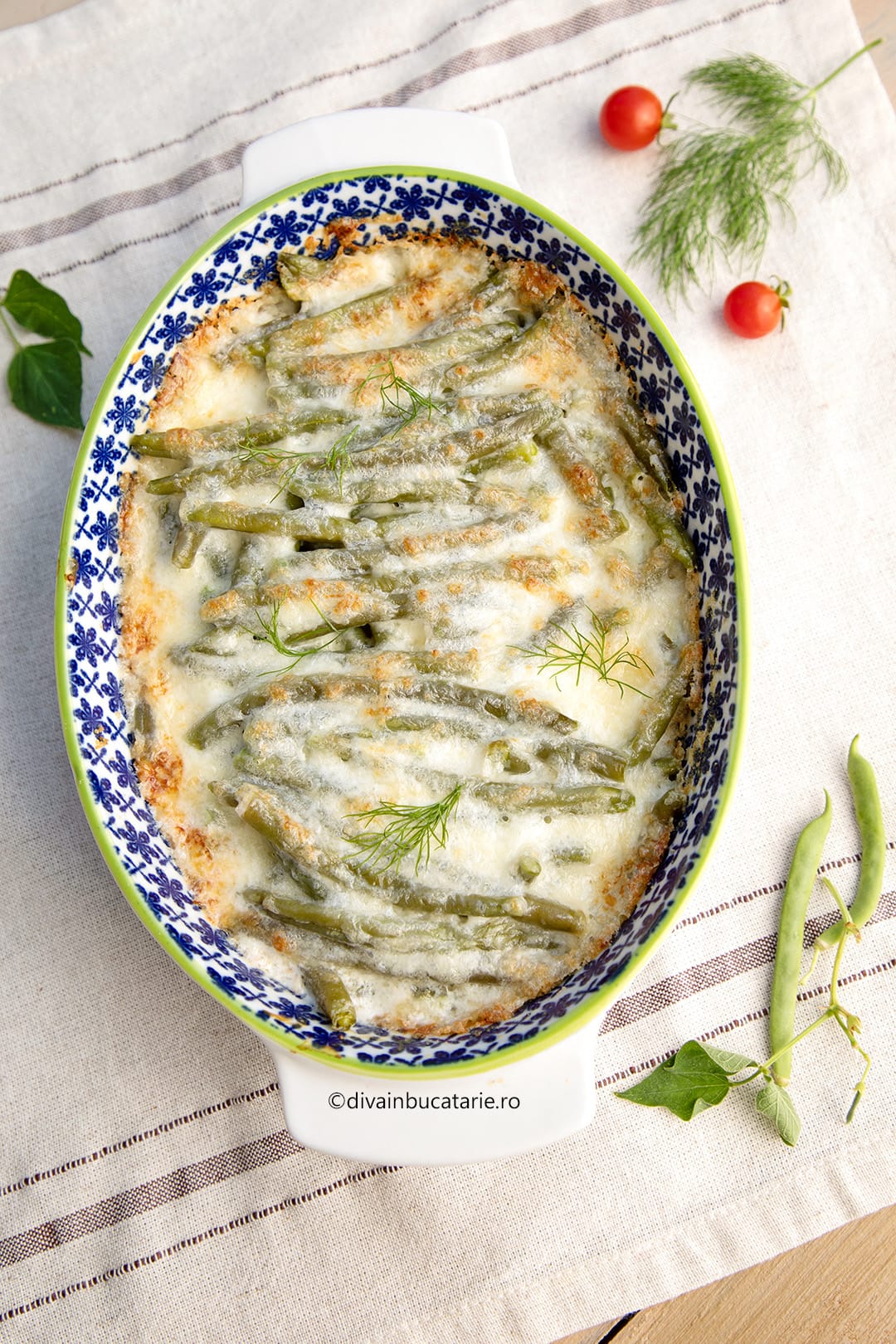 Fasole verde gratinata C