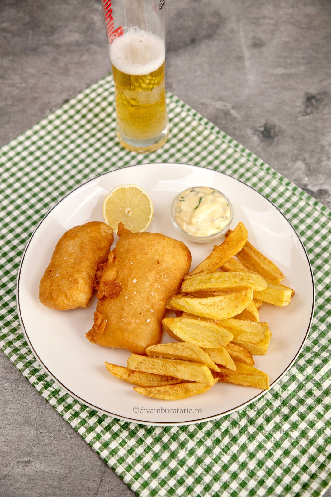 reteta de fish and chips A