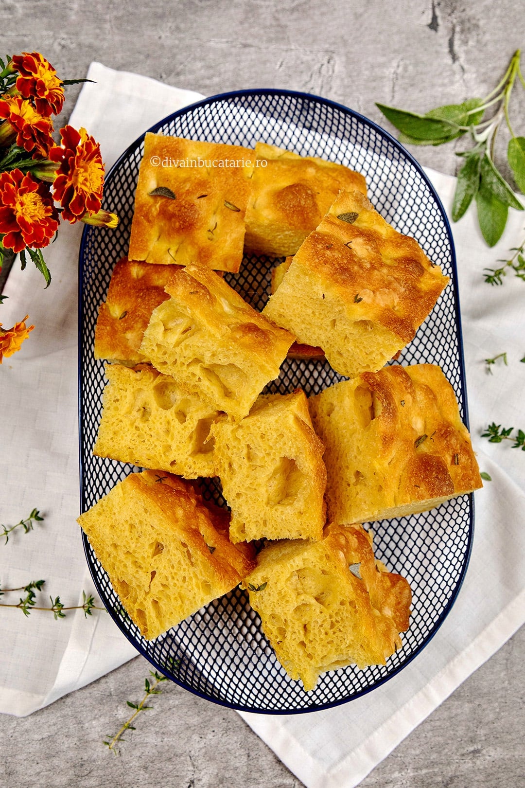 focaccia cu dovleac copt A