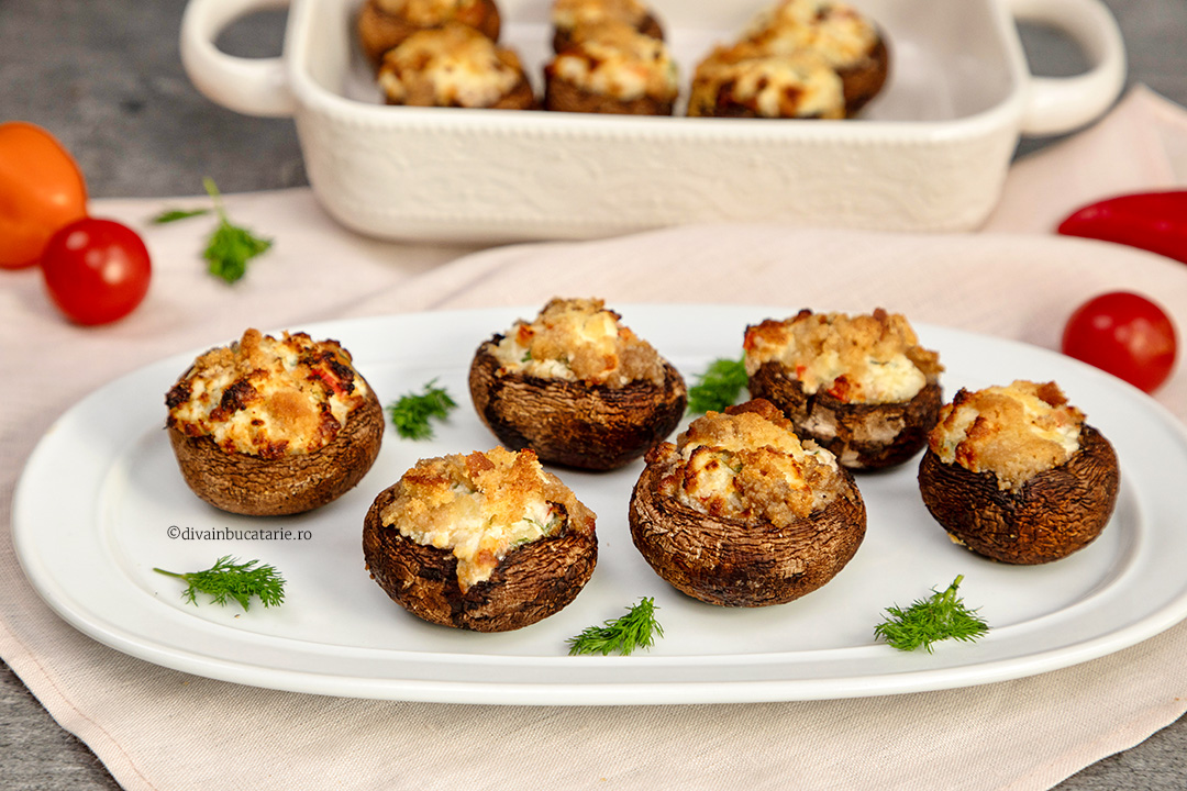ciuperci umplute la airfryer B