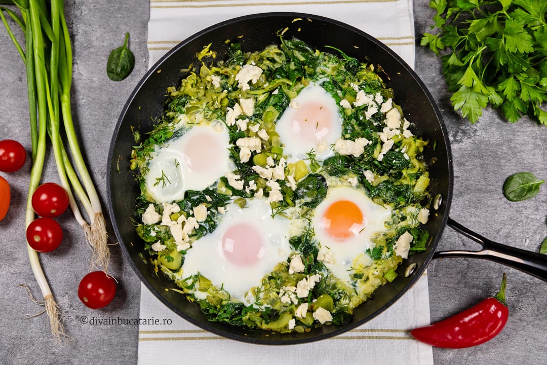 shakshuka verde reteta diva in bucatarie B