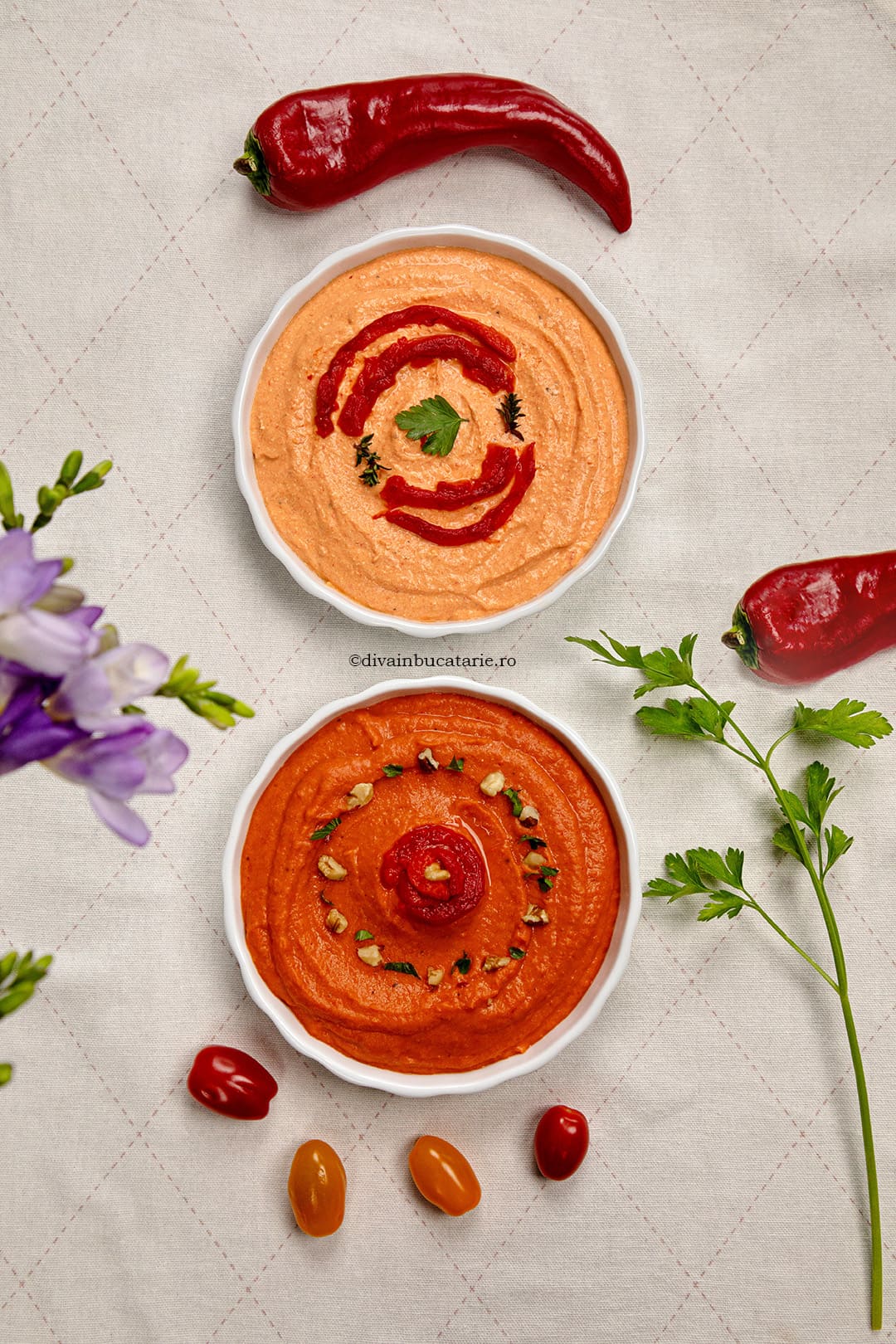 doua aperitive cu ardei copti la air fryer A