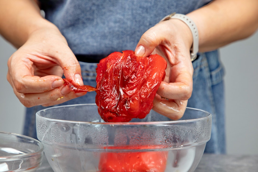 hummus de fasole cu ardei copt 2