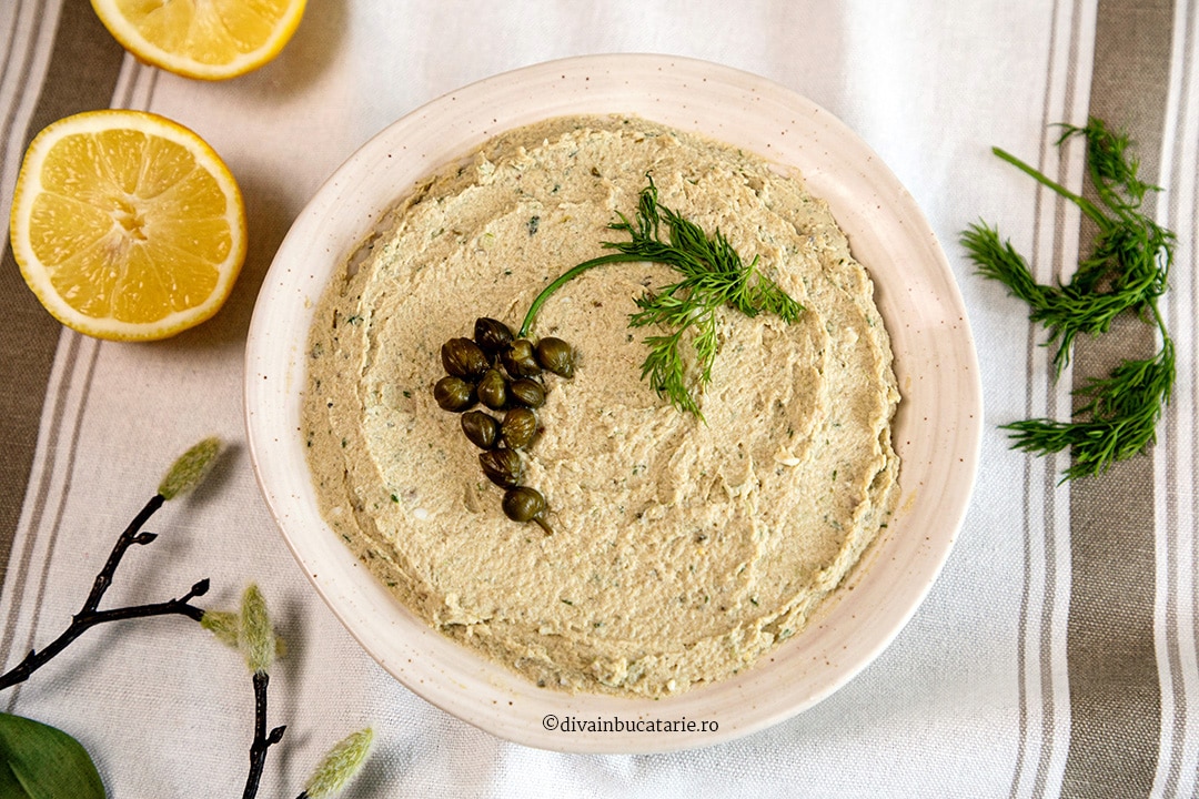 pasta de sardine cu oua fierte B