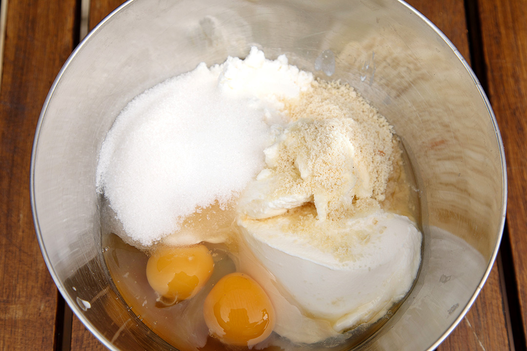 tarta cu ricotta si zmeura 5