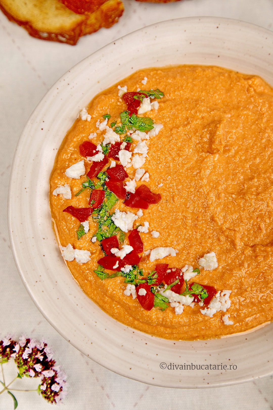 crema greceasca de feta cu ardei copt A